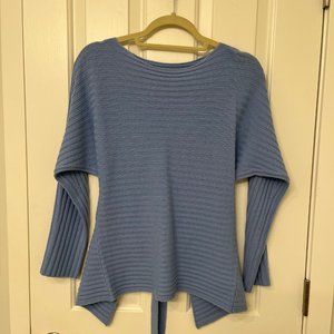 Vince Ribbed Open Back Sweater with tie